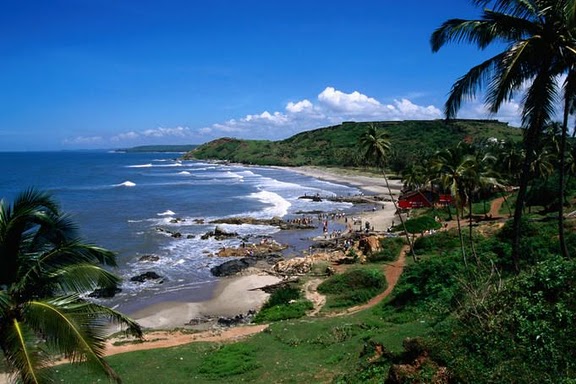 anjuna beach in Goa